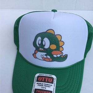 Bubble Bobble Bub Dragon Foam Trucker Mesh Snapback Hat new